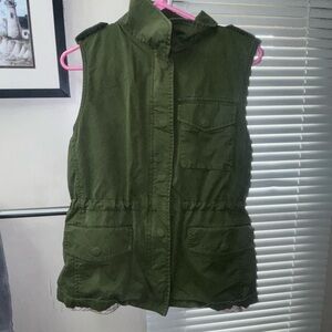 Olive Green Women's Vest
